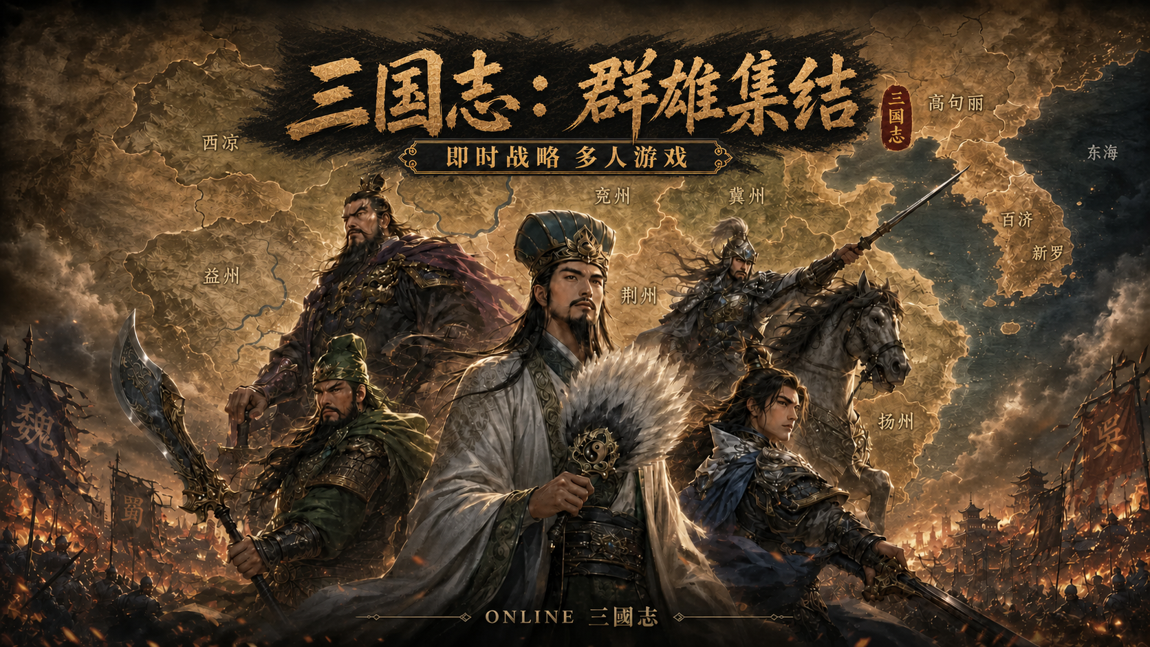 三国志：群雄集结官方主视觉图
